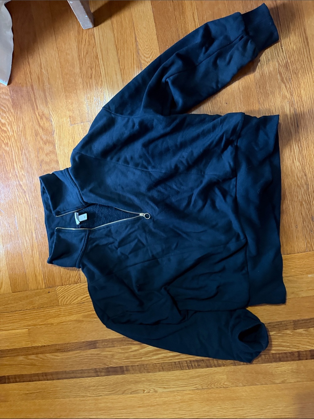 a new day Black Half-Zip Shirt Jacket